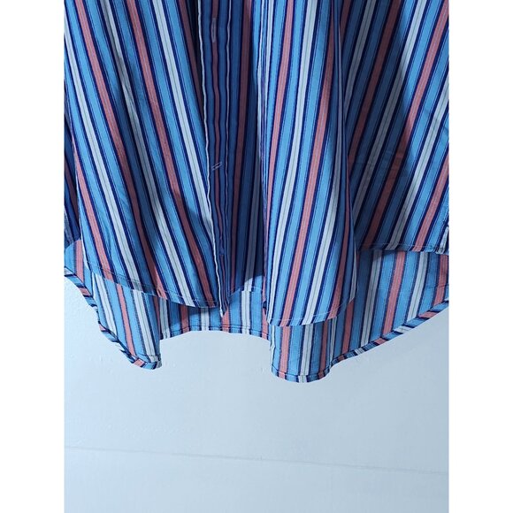 Tailorbyrd Collection Men's Striped Button-Up Shirt Size Large - Picture 6 of 10